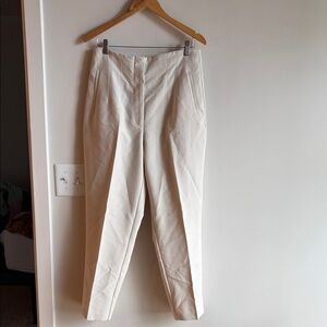 Women’s Zara White Classic Tapered Pants